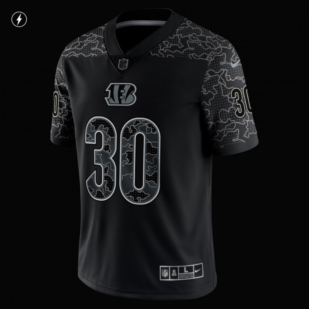 Jessie Bates III Cincinnati Bengals Nike RFLCTV Limited Jersey - Black-GridironStore